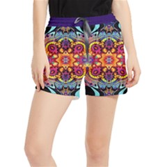 Lila Floral Blume Women s Runner Shorts by 2607694c