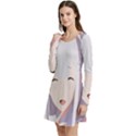Emilia Rezero Long Sleeve Velour Skater Dress View2
