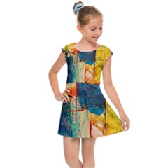 Wall Art Kids  Cap Sleeve Dress by Azkajaya