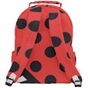 Abstract-bug-cubism-flat-insect Rounded Multi Pocket Backpack View3