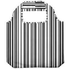 Barcode Pattern Foldable Grocery Recycle Bag by Ket1n9