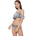 Science Formulas Ruffle Edge Tie Up Bikini Set	 View2