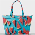 Watermelon Blue Background Back Pocket Shoulder Bag  View1