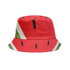 Watermelon Pillow Fluffy Inside Out Bucket Hat by Azkajaya