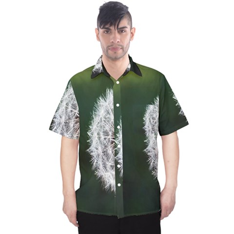 White Flower Men s Hawaii Shirt by Azkajaya