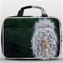 White Flower Travel Toiletry Bag With Hanging Hook View1