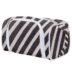 Zebra Zebra Pattern Zebra Fur Zebra Print Strip Toiletries Pouch by Azkajaya