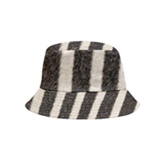 Zebra Zebra Pattern Zebra Fur Zebra Print Strip Inside Out Bucket Hat (kids) by Azkajaya