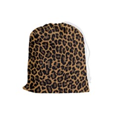 Tiger Skin Art Pattern Drawstring Pouch (large) by Ket1n9