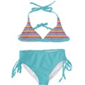 Kids  Classic Bikini Set (Multicolor Waves) View1