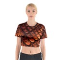 Fractal Frax Cotton Crop Top View1