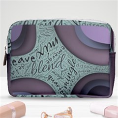 Converge Diverge Mingle Mix Divide Make Up Pouch (medium) by Paksenen