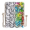 Brain Mind Psychology Idea Drawing Drawstring Bag (Large) View1