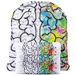 Brain Mind Psychology Idea Drawing Giant Full Print Backpack by Loisa77