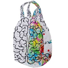 Brain Mind Psychology Idea Drawing Travel Backpack by Loisa77