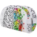 Brain Mind Psychology Idea Drawing Make Up Case (Large) View2