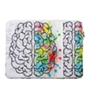 Brain Mind Psychology Idea Drawing 15  Vertical Laptop Sleeve Case With Pocket View2