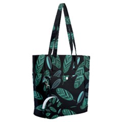 Leaves Pattern Abstract Blade Everyday Shoulder Bag With Pouch Bag by Loisa77