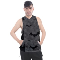 Halloween Background Halloween Scene Men s Sleeveless Hoodie by Ket1n9