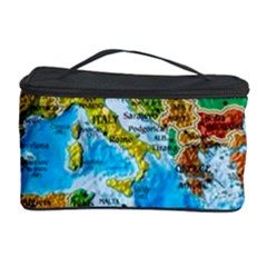 World Map Cosmetic Storage Case by Ket1n9