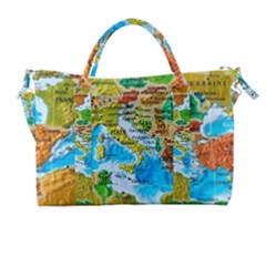 World Map Carry-on Travel Shoulder Bag by Ket1n9