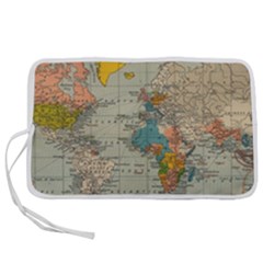 Vintage World Map Pen Storage Case (s) by Ket1n9