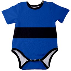 Power Dark Blue Baby Short Sleeve Bodysuit by coscloset