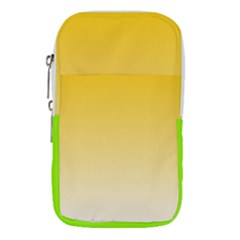 Gradient  Green, Yellow Waist Pouch (small) by 2607694c