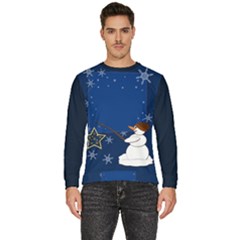 Snowman Men s Fleece Sweatshirt by 2607694c