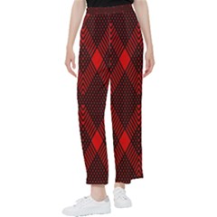 Muster Rot Schwarz Women s Pants  by 2607694c