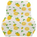 Illustrations Lemon Citrus Fruit Yellow Car Seat Back Cushion  View1