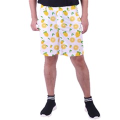 Illustrations Lemon Citrus Fruit Yellow Men s Pocket Shorts by anzea