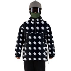 Background Dots Circles Graphic Men s Ski And Snowboard Waterproof Breathable Jacket by Ndabl3x