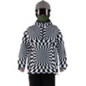 Optical Illusion Chessboard Tunnel Men s Ski and Snowboard Waterproof Breathable Jacket View1