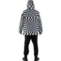 Optical Illusion Chessboard Tunnel Men s Ski and Snowboard Waterproof Breathable Jacket View4