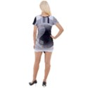 Washing Machines Home Electronic Short Sleeve Asymmetric Mini Dress View2