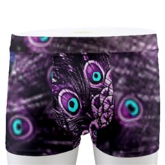 Purple Peacock Men s Boxer Briefs by Bedest