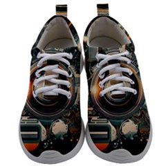 Technology Robot Internet Processor Mens Athletic Shoes by Ravend