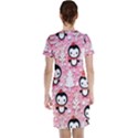 Cute Penguin Pattern Short Sleeve Nightdress View2