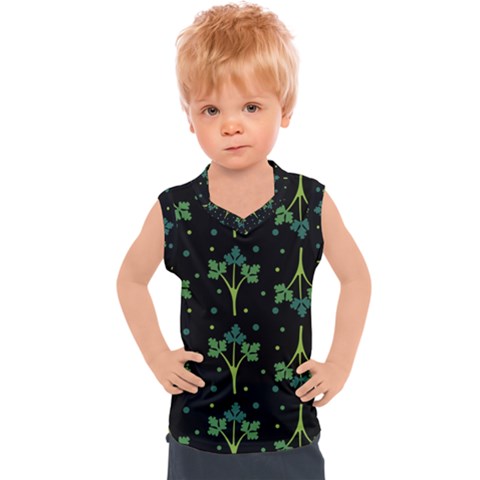 Coriander Pattern 16 Kids  Sport Tank Top by CocoBellKidsTV24