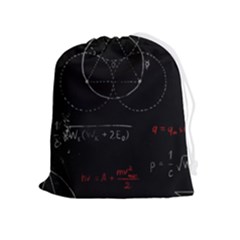 Math Board Circuit Circuits Computer Shield Tech Technology Drawstring Pouch (xl) by Loisa77