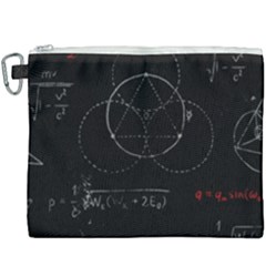 Math Board Circuit Circuits Computer Shield Tech Technology Canvas Cosmetic Bag (xxxl) by Loisa77