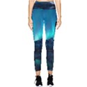 Aurora Borealis Mountain Reflection Pocket Leggings  View1