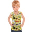 Cartoon Comics Pattern Kids  Sport Tank Top View1