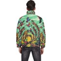 Monkey Tiger Bird Parrot Forest Jungle Style Men s Puffer Bubble Jacket Coat View4