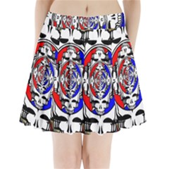 The Grateful Dead Pleated Mini Skirt by Grandong