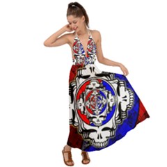 The Grateful Dead Backless Maxi Beach Dress by Grandong