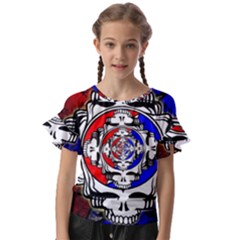 The Grateful Dead Kids  Cut Out Flutter Sleeves by Grandong