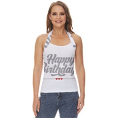 Birthday  Basic Halter Top by didisemporium