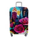 City Rose 2-gigapixel-art-scale-4 00x Luggage Cover (Small) View1